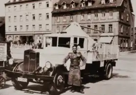 Blick vom Bahnhof zum Hotel Bayerischer Hof.1939