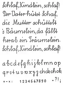 Schweizer Schulschrift, 1947