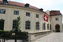 Aussenansicht der Schweizerischen Botschaft in Wien