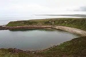 Scotland’s Haven, Ansicht von Westen