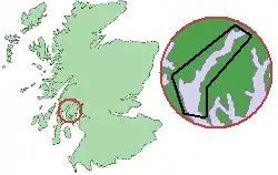 Karte von Loch Fyne