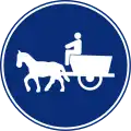 R-408Sonderweg für Fuhrwerke