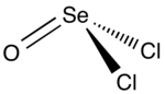 Strukturformel von Selenoxidchlorid