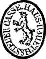 Siegel der Haus- und Mietsteuerkasse von 1831