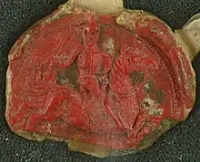 Siegel von Kaributas, 1386
