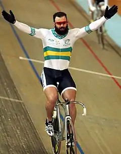 Sean Eadie als Weltmeisterim Sprint 2002