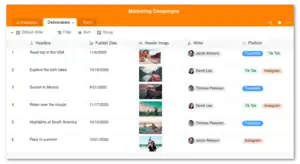 Seatable 3.1 (Browseransicht)