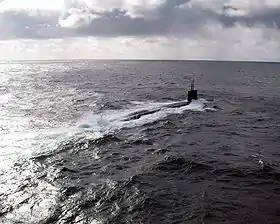 Seawolf während der Übung Odin One