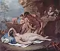 Sebastiano Ricci: Schlafende Nymphe, von zwei Satyrn betrachtet