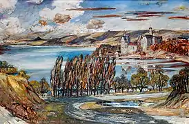 Seeburg am Süßen See bei Lutherstadt Eisleben, 1982, Kunstarchiv Beeskow