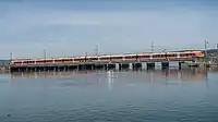Voralpen-Express der SOB mit Traverso (über Rapperswiler Brücke)