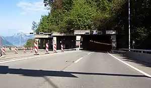 Nordportal des Seelisbergtunnels