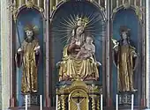 Hochaltar mit einer Kopie der Seeoner Madonna