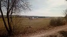 Ein Segelflugzeug