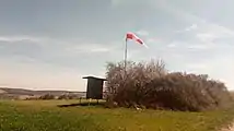 Windsack beim Segelfluggelände