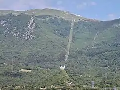 Mittelstation und oberes Teilstück