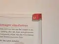 Seitennummer an der Kopfschnitt-Ecke