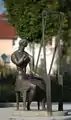 Weberin, 1988, Bronze, Postplatz in Heubach