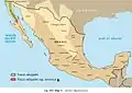 Verbreitungsgebiet der Subspezies whipplei und Subspezies eremica in Baja California