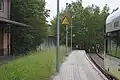 Streckenende in Selb Stadt am einzigen verbliebenen Gleis