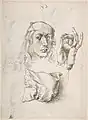 Selbstbildnis mit Kissen (Metropolitan Museum of Art, New York)