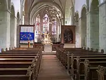 Das Innere der Stiftskirche