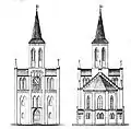 West- und Ostansicht (1867)