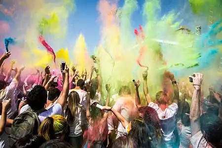 „Holi Festival of Colors“-VeranstaltungSão Paulo, Brasilien 2013