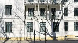 Haus 3, Detail der Fassade
