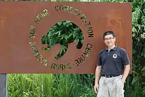Der Malaienbärforscher Wong Siew Te
