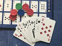 Spielmaterial für Sequence