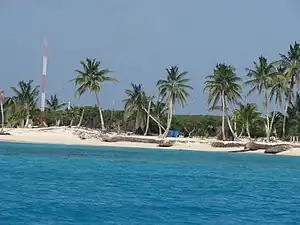 South Cay, eines der Cays der Serrana Bank