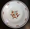 Assiette art déco – Faïencerie de Lunéville um 1925.