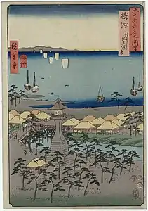 5: Provinz SettsuSumiyoshi Idemi-no-hama(住よし 出見のはま)