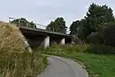 Bahnbrücke über die Saale