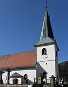 Südostseite der Kirche