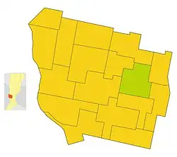 Lage von Cañada Rosquín