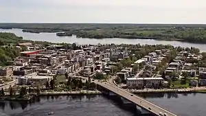 Luftansicht von Shawinigan