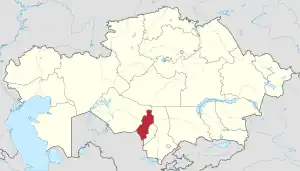 Lage in Kasachstan