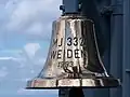 Glocke des Minenjagdbootes Weiden