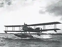 Der Short Admiralty Type 184 Torpedobomber war das Vorbild des Short-Bombers