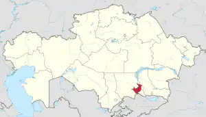 Lage in Kasachstan