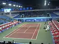 Die Arena beim Achtelfinalspiel Lukáš Lacko gegen Jan Hájek bei den Slovak Open 2011