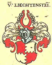 Wappen der Lichtenstein in Siebmachers Wappenbuch