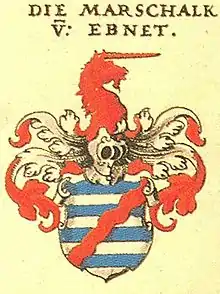 Wappen der Familie Marschall von Ebneth bei Siebmacher