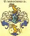 Wappen derer von Hirschaid bei Johann Siebmacher (1605)