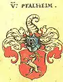 Familienwappen der von Pfahlheim nach Siebmachers Wappenbuch