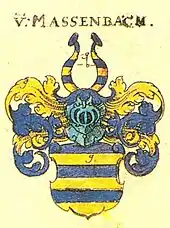 Massenbach: Ritterschaft und Adel in Franken laut Siebmachers Wappenbuch von 1609