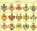 Wappen derer von Leutsch im Siebmacher (1605), falsch Teutsch genannt