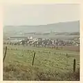 Blick vom Hang des Riepen auf die Siedlung an der Freiheit